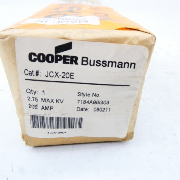 BUSSMANN JCX-20E 2.75KV 20EA NSFS