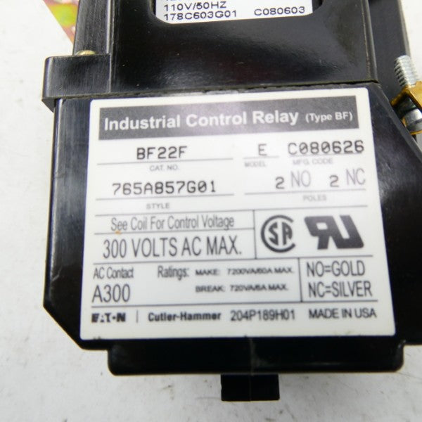 EATON BF22F 765A857G01 110/120V NSNP