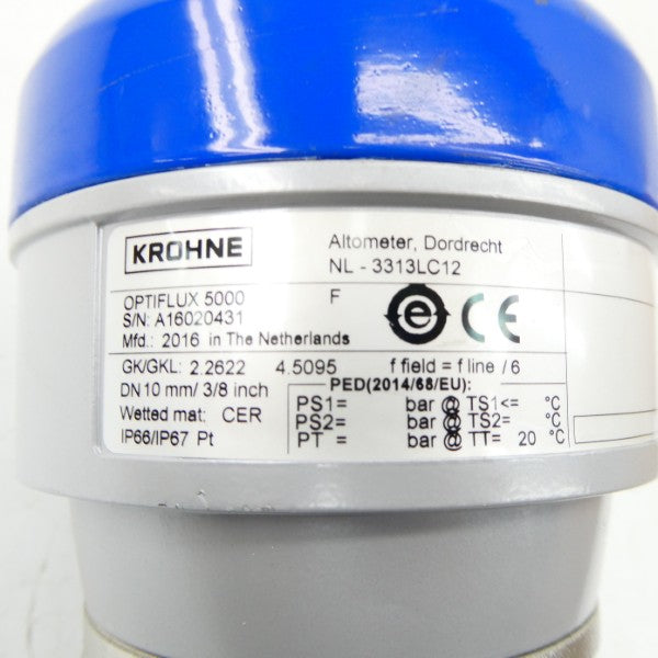 KROHNE OPTIFLUX5000 3/8" NSNP