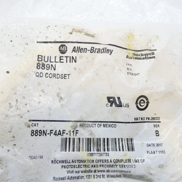 ALLEN BRADLEY 889N-F4AF-11F SER. B NSMP