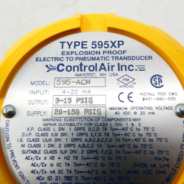 CONTROLAIR 595-ACM 20-150PSI NSMP