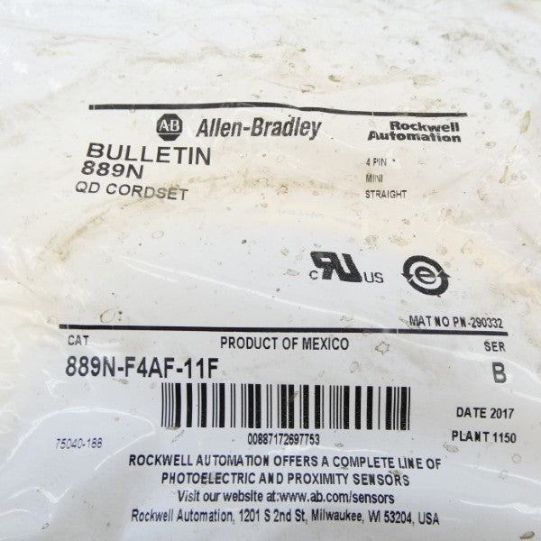 ALLEN BRADLEY 889N-F4AF-11F SER. B NSMP