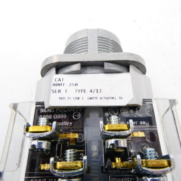 ALLEN BRADLEY 800T-J5B SER. T (AS PICTURED) (WH) NSMP