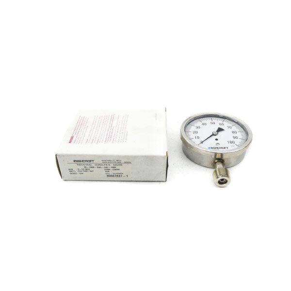 ASHCROFT 35-1009-SWL-04L-100# 100PSI 3-1/2" NSMP