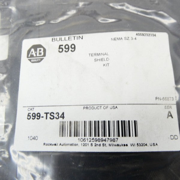 ALLEN BRADLEY 599-TS34 SER. A NSMP