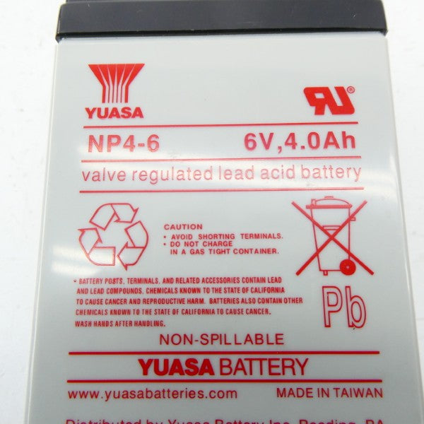 YUASA NP4-6 6V 4.0A NSNP