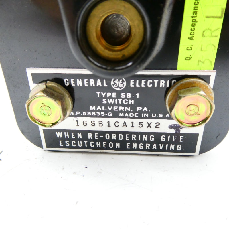 GENERAL ELECTRIC 16SB1CA15X2 NSNP