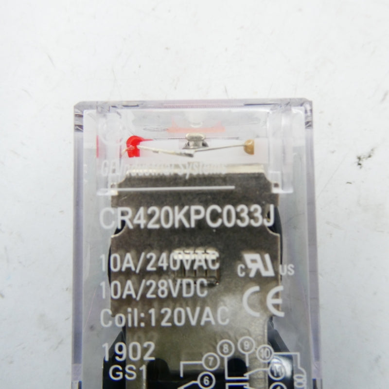 GENERAL ELECTRIC CR420KPC033J 120VAC 10A NSNP
