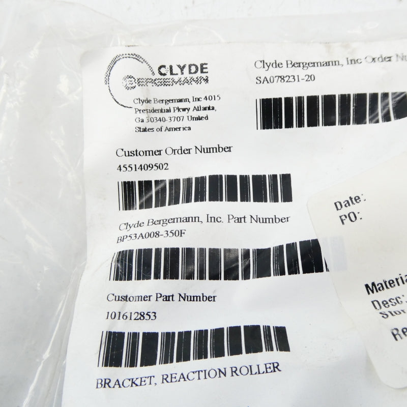 CLYDE BERGEMANN BP53A008-350F NSMP