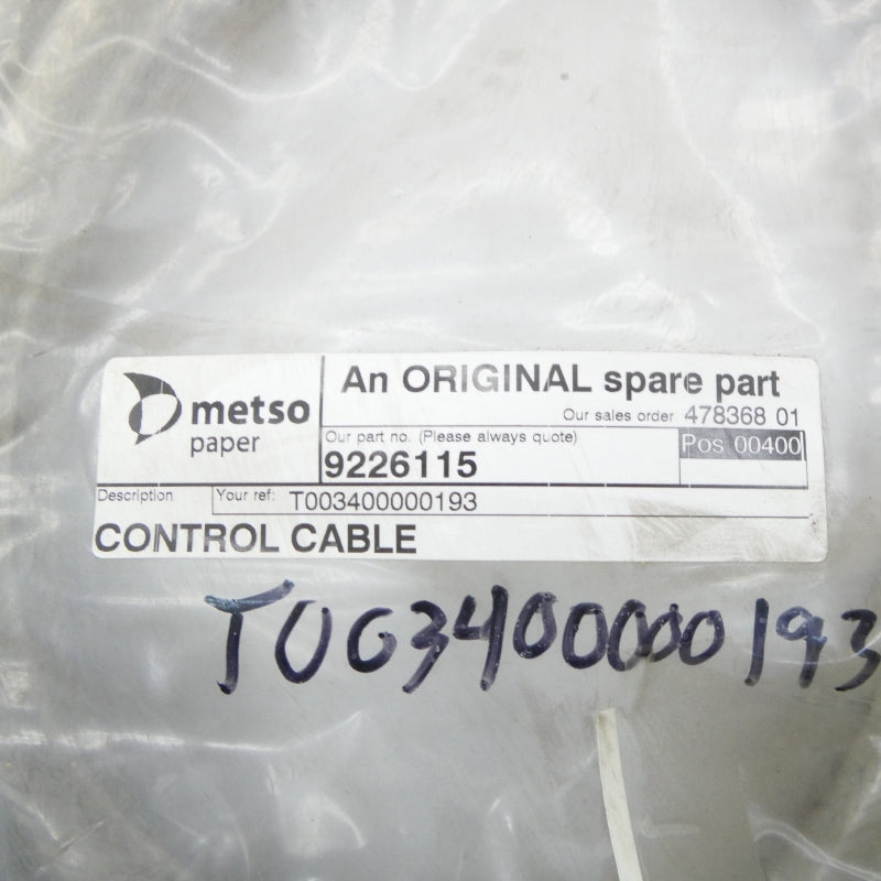 METSO PAPER 9226115 T003400000193 NSMP