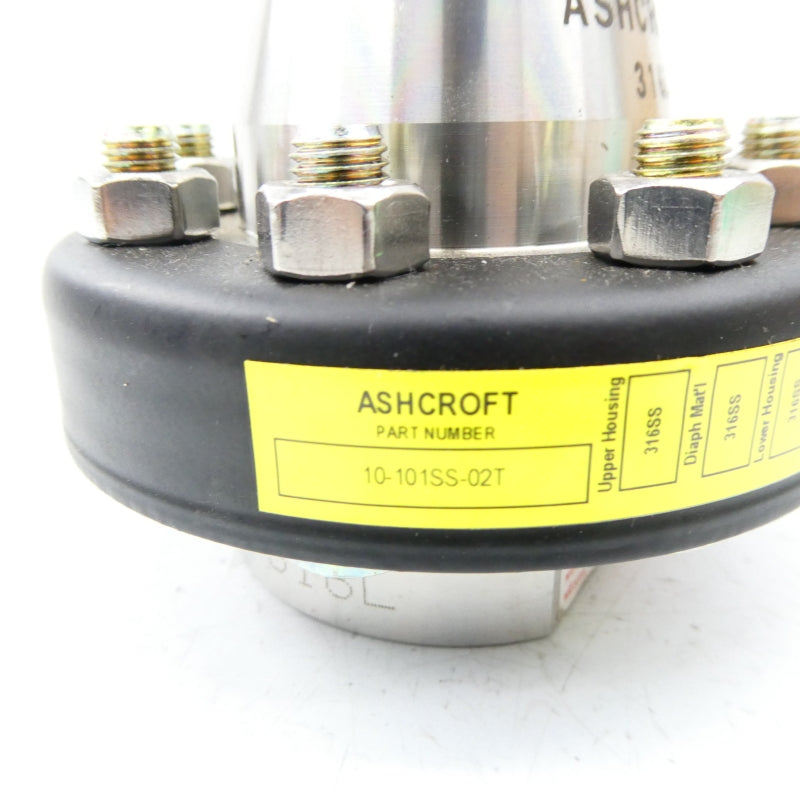 ASHCROFT 10-101SS-02T 0-100PSI NSNP