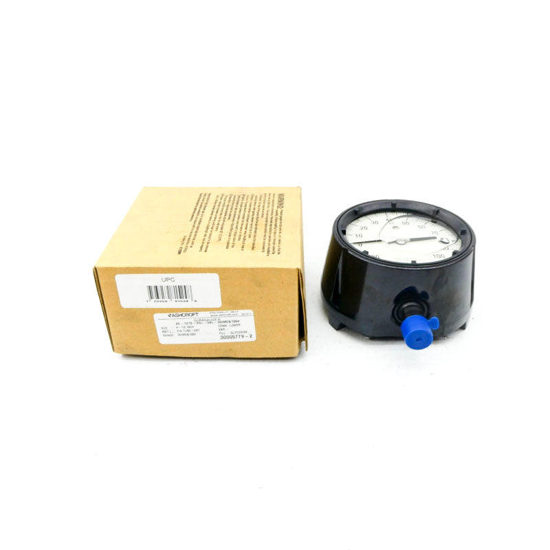 ASHCROFT 45-1279-SSL-04L-30IMV&100# 4-1/2" NSMP