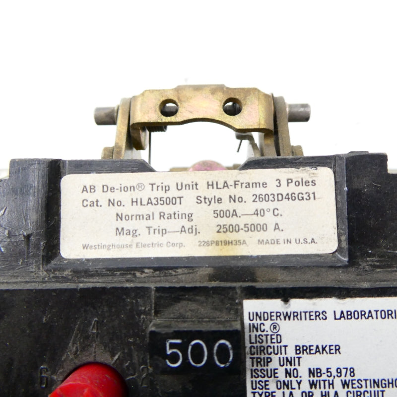WESTINGHOUSE HLA3500T 2500-5000A NSNP