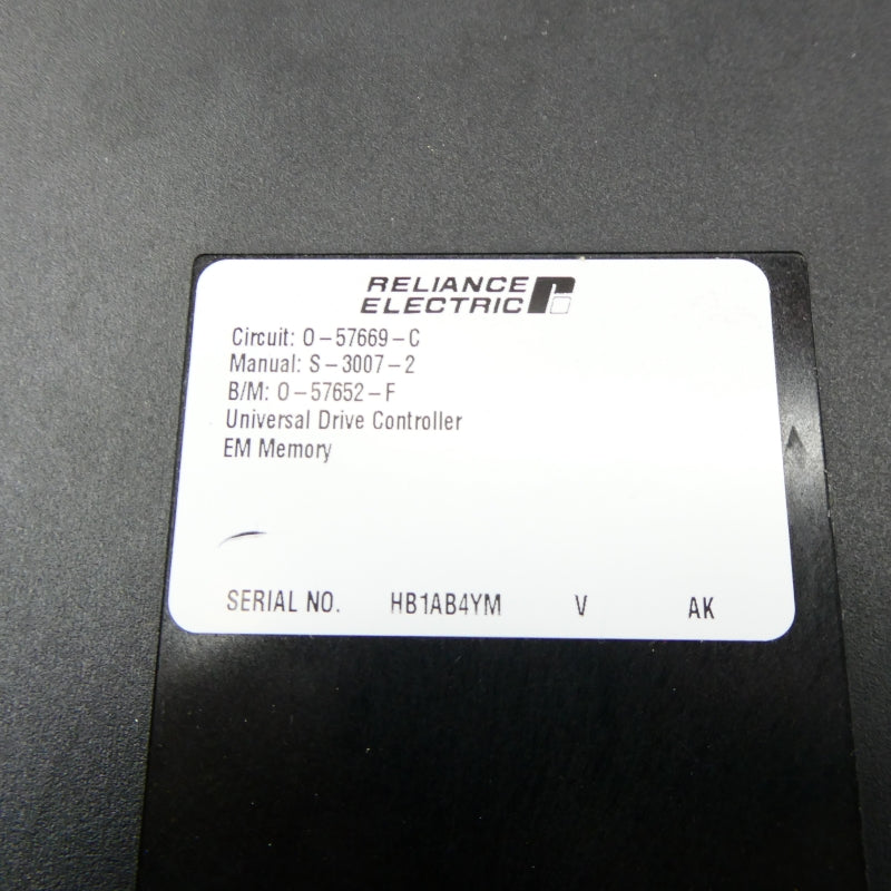 RELIANCE ELECTRIC 0-57652-F 0-57669-C NSNP