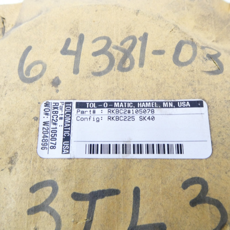 TOL-O-MATIC RKBC2#105078 RKBC225SK40 NSMP