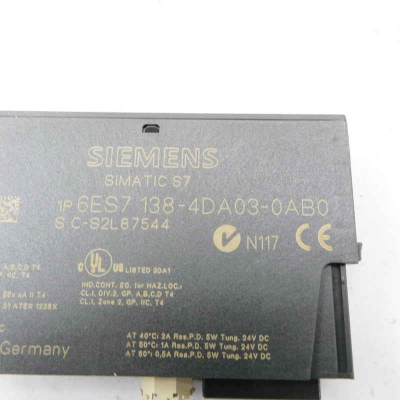 SIEMENS 6ES7138-4DA03-0AB0 NSMP