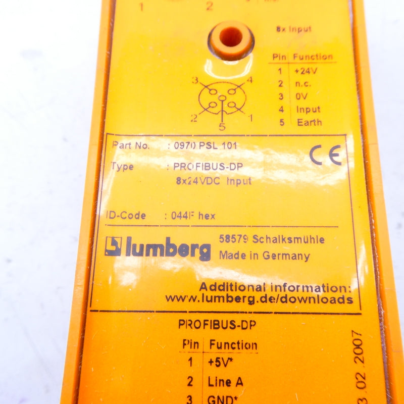 LUMBERG 0970PSL101 24VDC NSMP