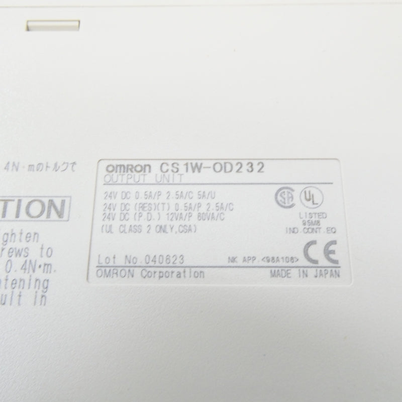 OMRON CS1W-OD232 24VDC NSMP