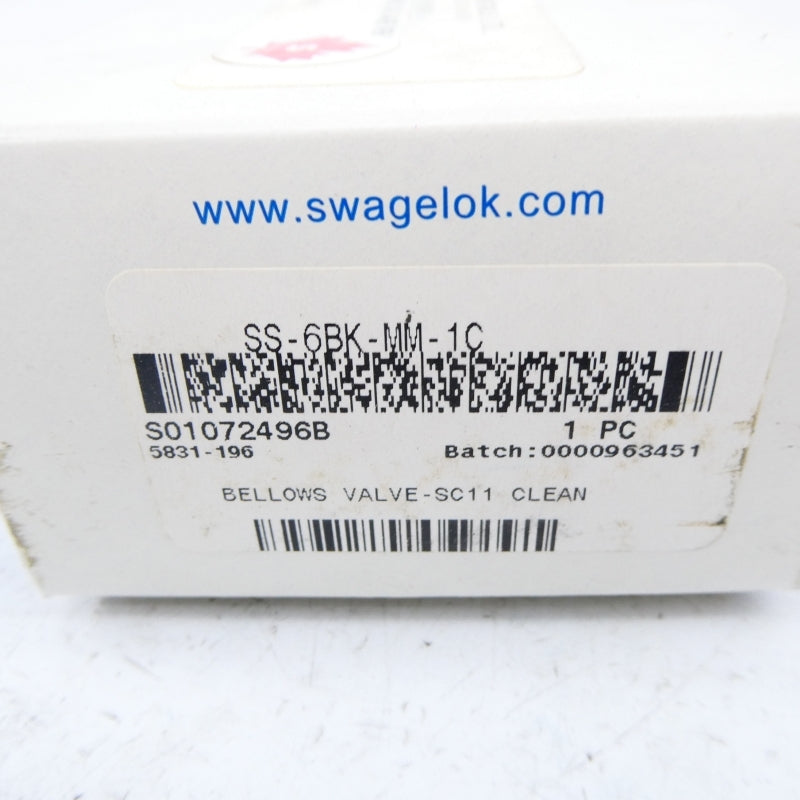 SWAGELOK SS-6BK-MM-1C NSMP