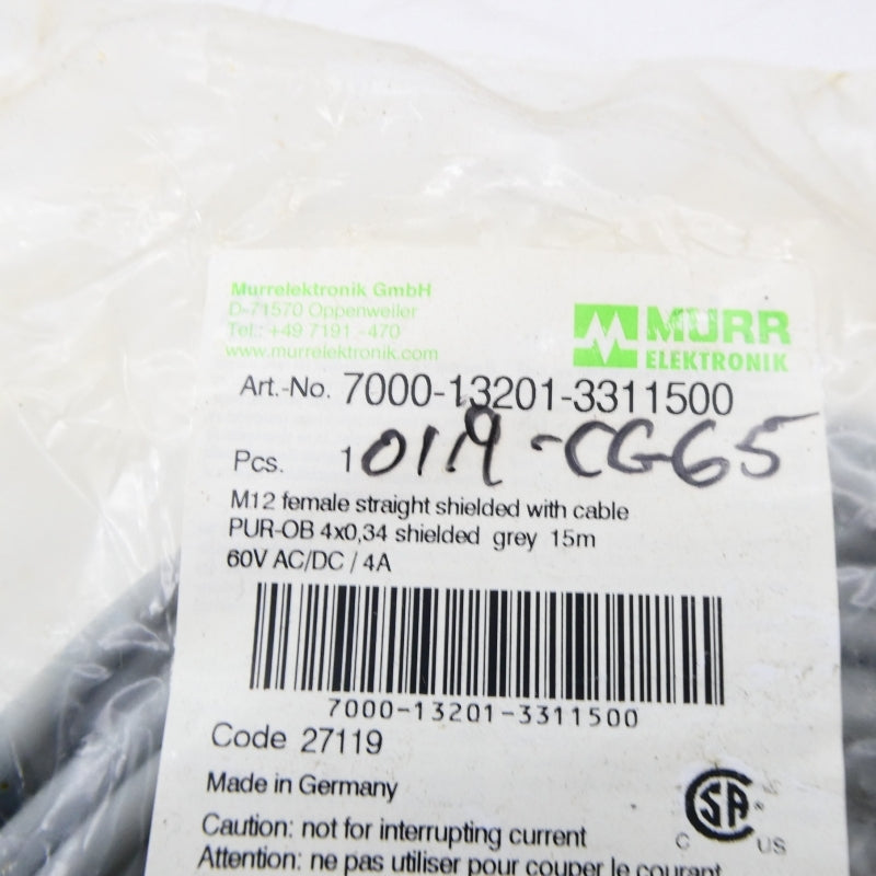 MURR ELEKTRONIK 7000-13201-3311500 60VAC/DC 4A NSMP