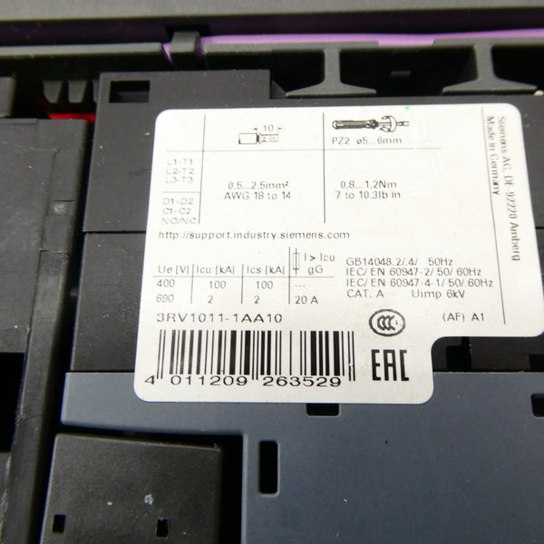 SIEMENS 3RK1301-1AB00-0AA2 690V NSNP