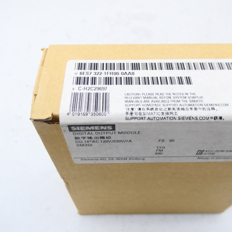 SIEMENS 6ES7322-1HF00-0AA0 NSFS