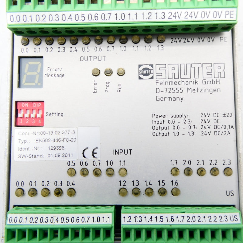SAUTER EK502-446-F0-00 129396 24VDC NSNP