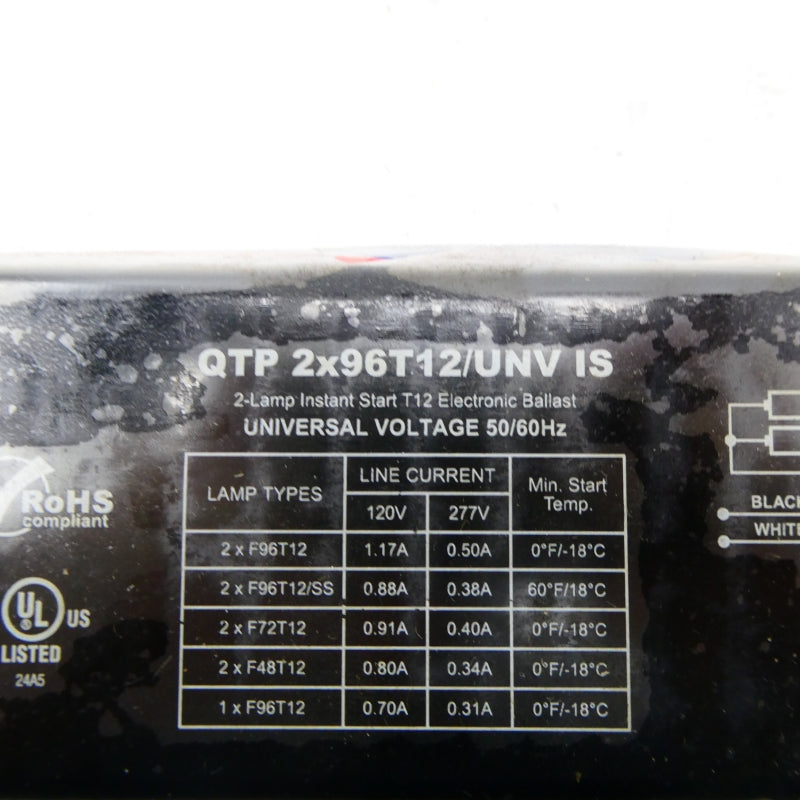 SYLVANIA QTP2X96T12/UNVIS 277V NSNP