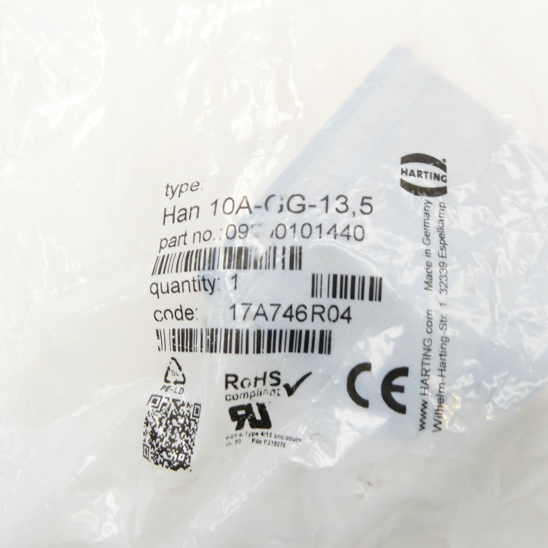 HARTING HAN10A-GG-13,5 09200101440 NSMP