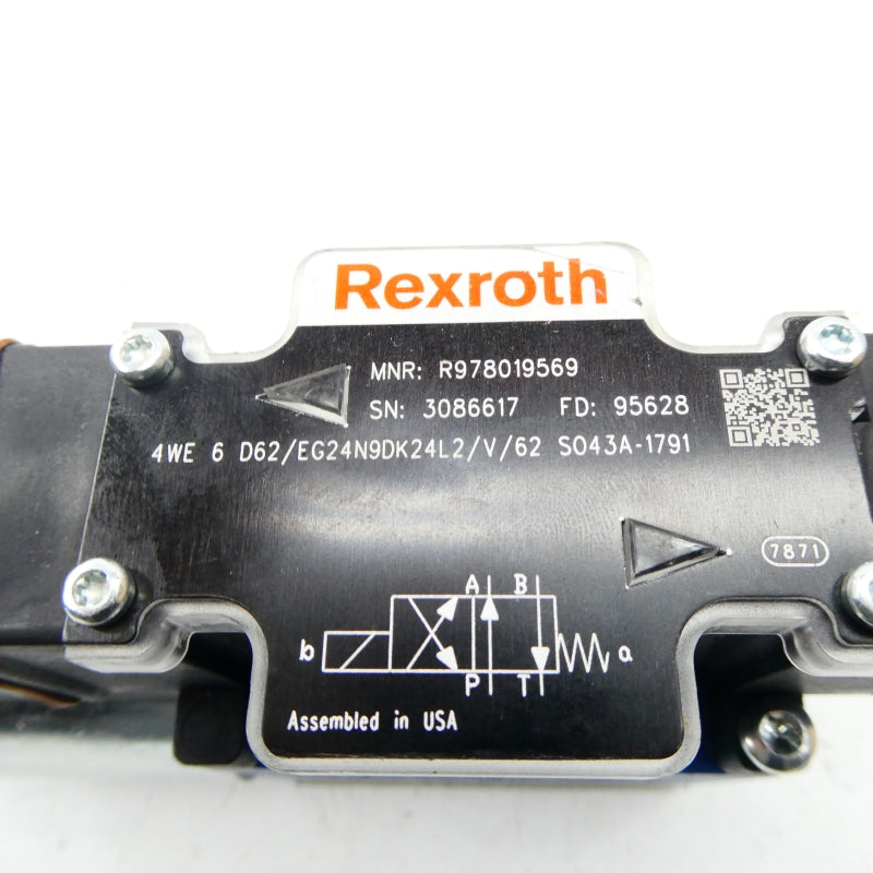 REXROTH 4WE6D62/EG24N9DK24L2/V/62 R978019569 24VDC NSNP