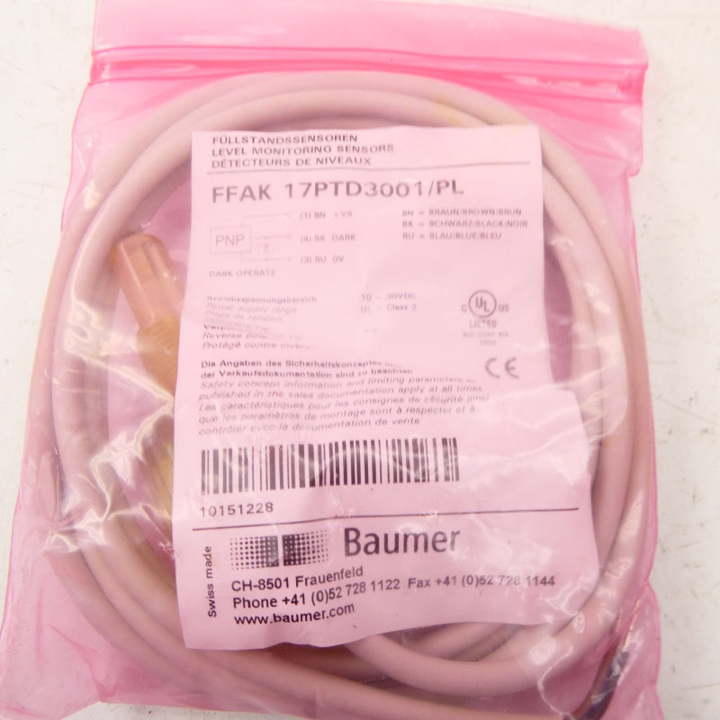 BAUMER FFAK17PTD3001/PL 10-30VDC NSMP