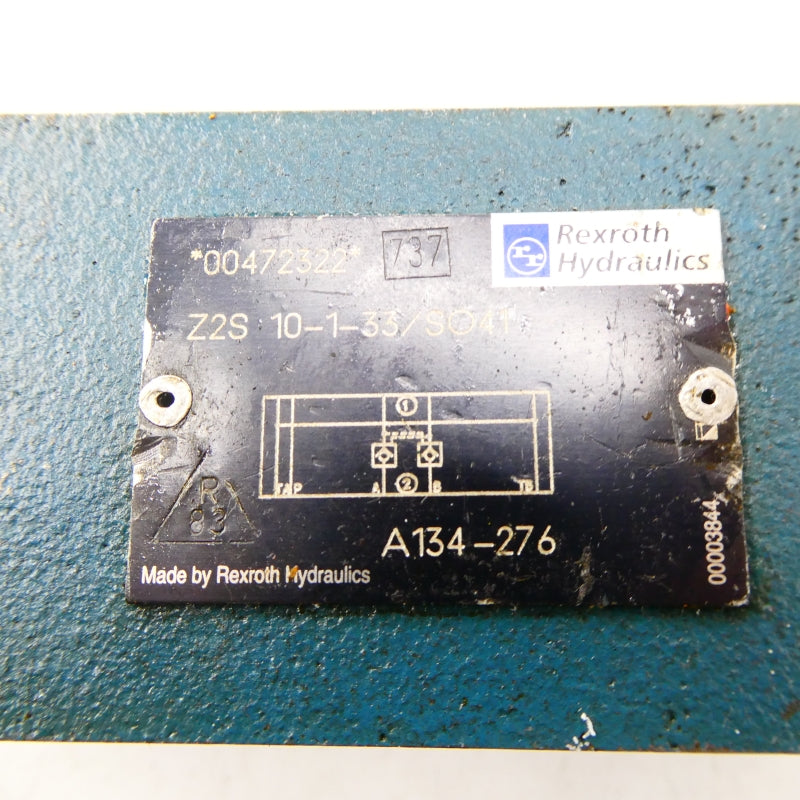 REXROTH Z2S10-1-33/SO41 00472322 NSNP