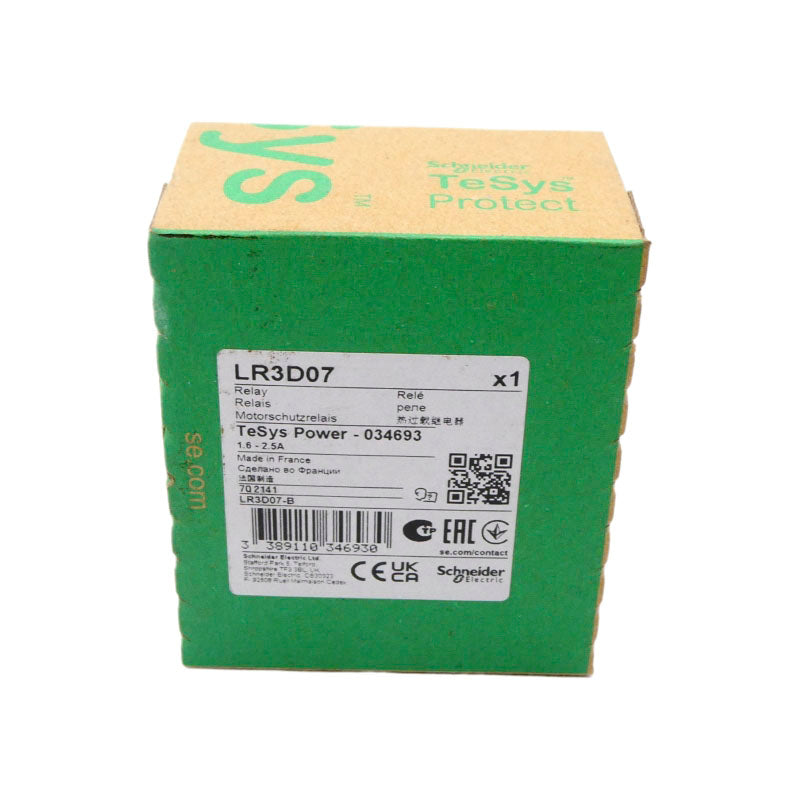SCHNEIDER ELECTRIC LR3D07 1.6-2.5A NSFS