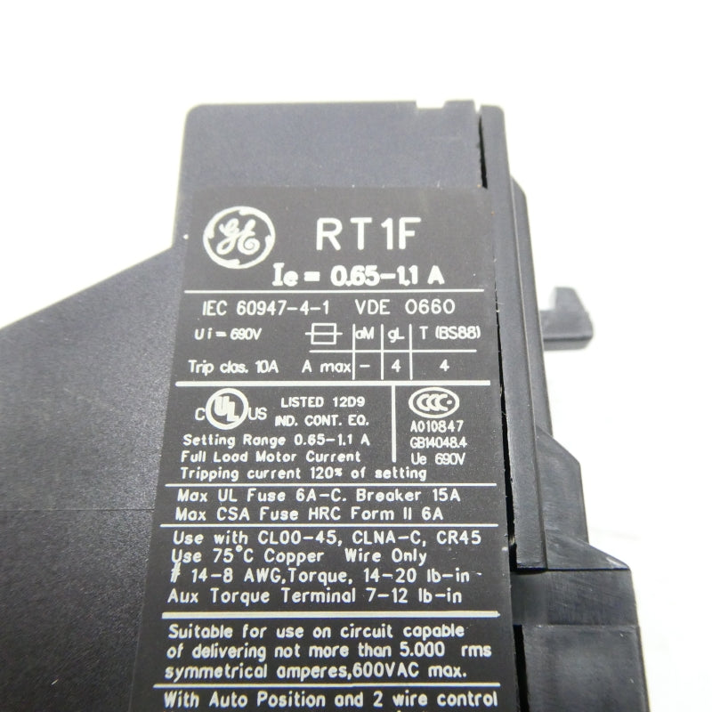 GENERAL ELECTRIC RT1F 690V 0.65-1.1A NSMP