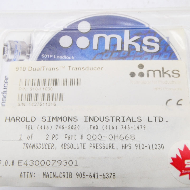 MKS 910-11030 NSMP