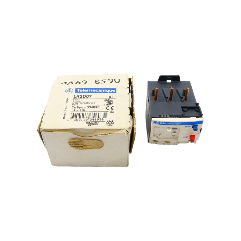 TELEMECANIQUE LR3D07 1.6-2.5A NSMP