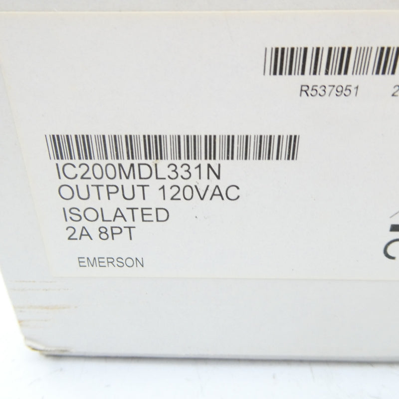 EMERSON IC200MDL331N 120VAC 2A NSFS