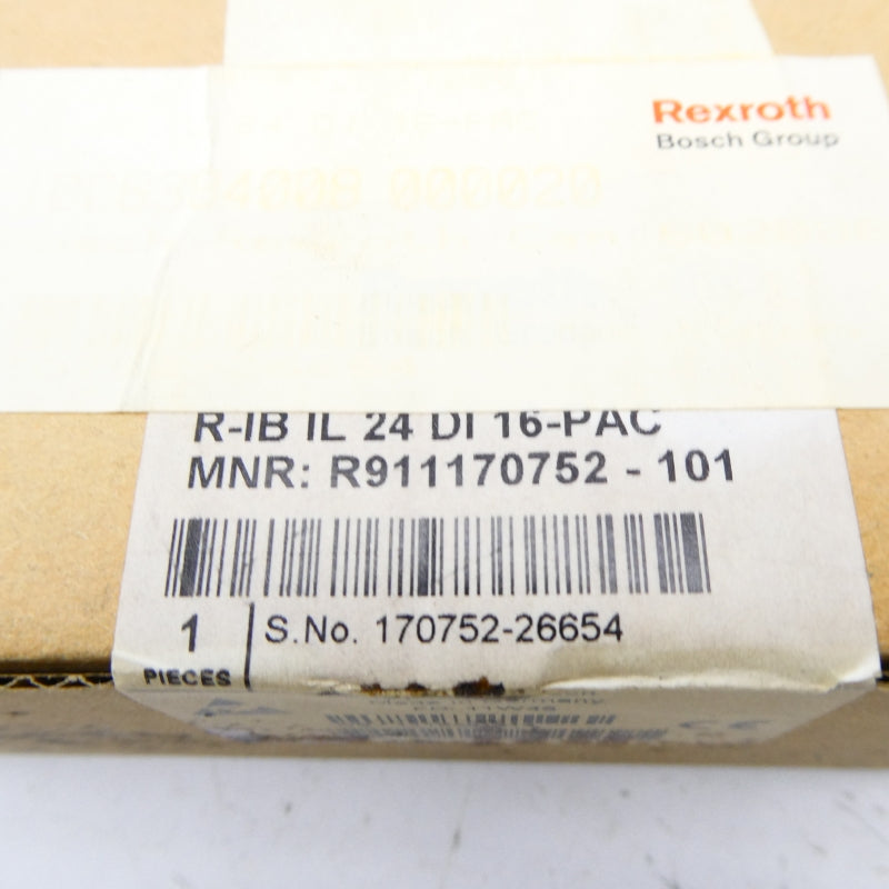 REXROTH R-IBIL24DI16-PAC R911170752-101 NSFS