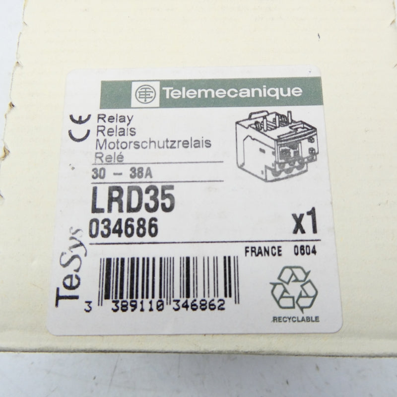 TELEMECANIQUE LRD35 30-38A NSFS