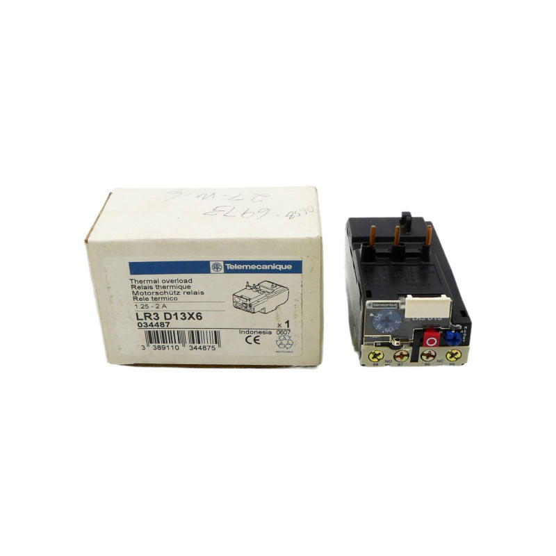 TELEMECANIQUE LR3D13X6 600V 1.25-2A NSMP