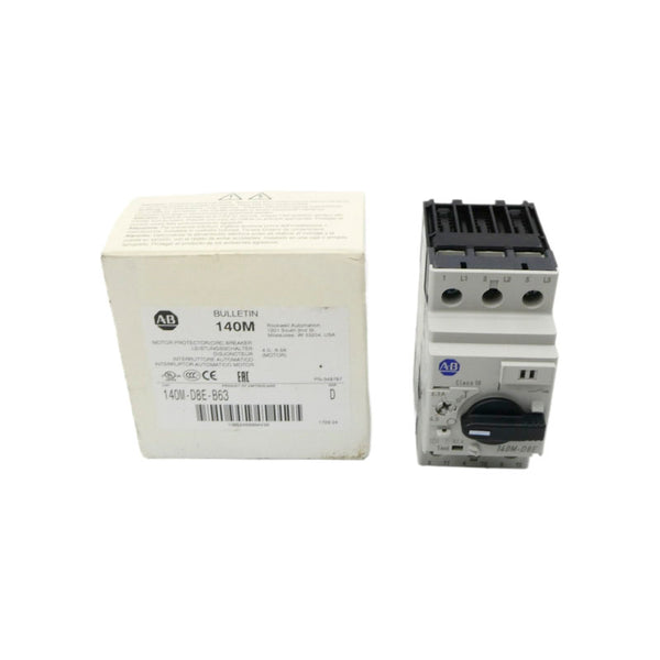 ALLEN BRADLEY 140M-D8E-B63 SER. D 4-6.3A NSMP