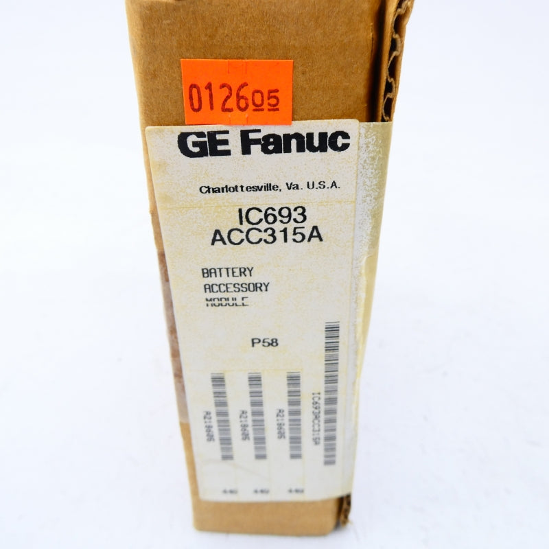 GE FANUC IC693ACC315A NSFS