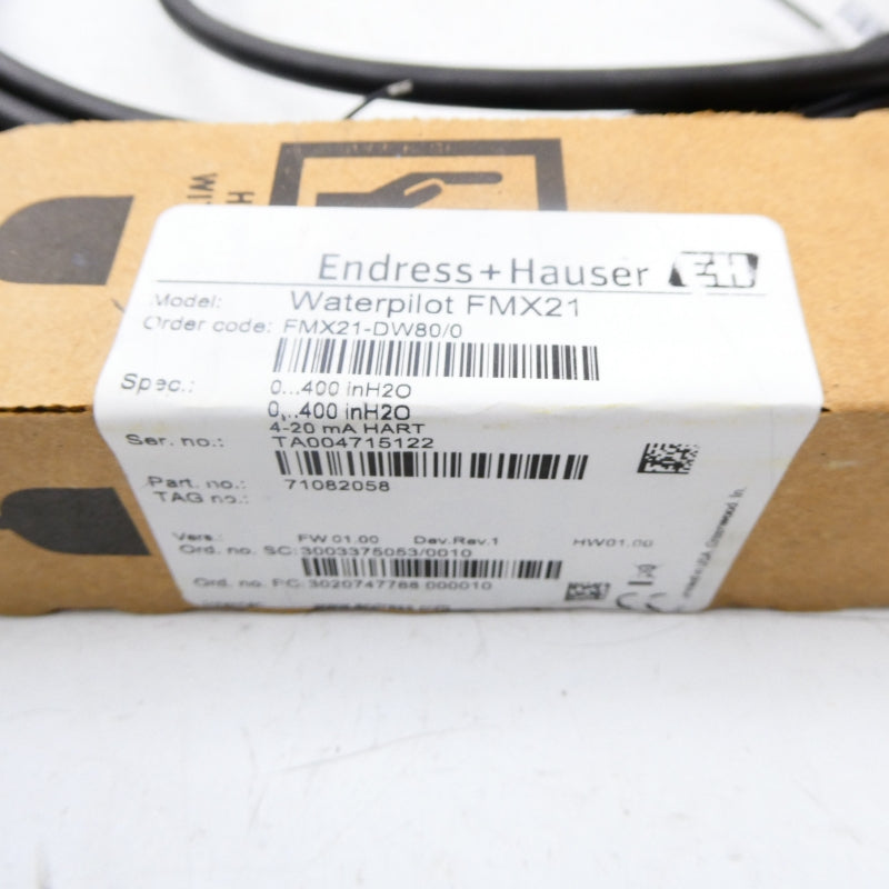ENDRESS+HAUSER 71082058 FMX21-DW80/0 NSMP
