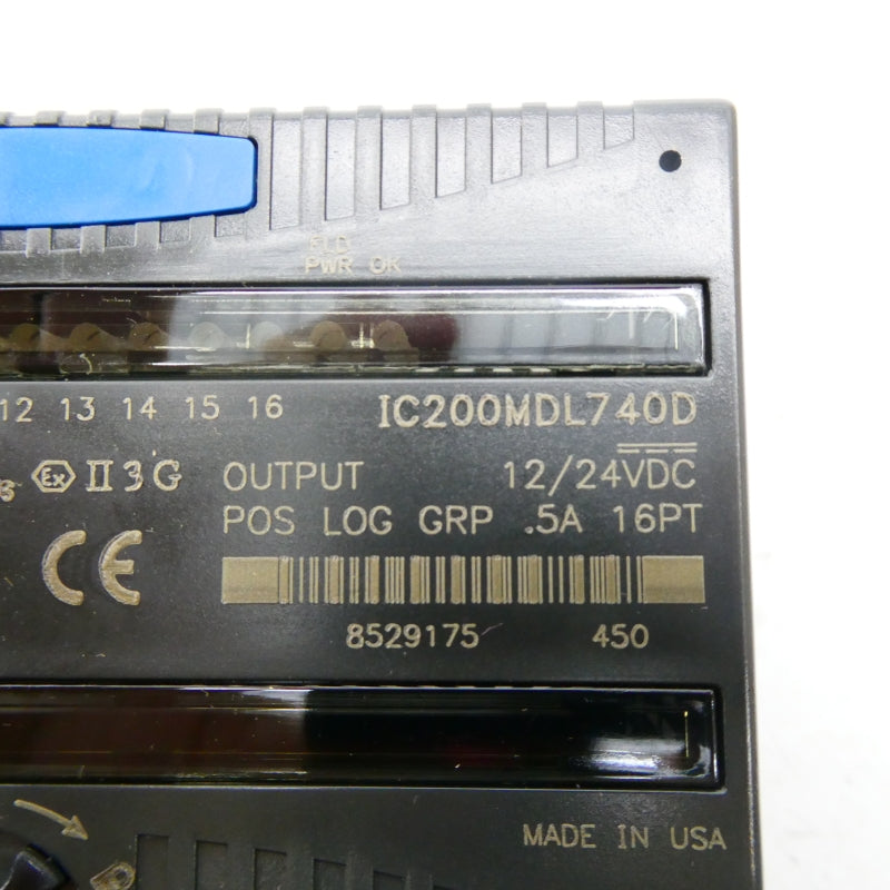 FANUC IC200MDL740D 12/24VDC 0.5A NSMP
