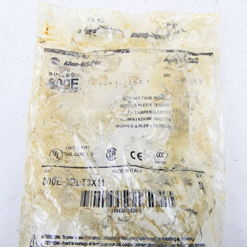 ALLEN BRADLEY 800E-3DLT3X11 SER. B 24V NSMP