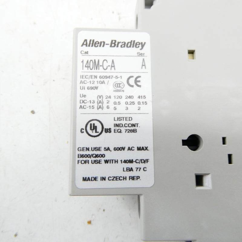 ALLEN BRADLEY 140M-C-ASAM11 SER. A 600VAC 10A NSMP