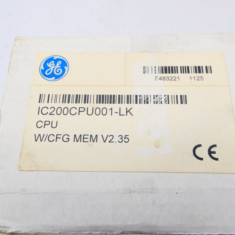 GENERAL ELECTRIC IC200CPU001-LK NSFS
