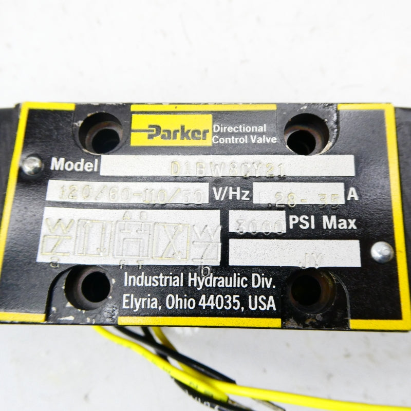 PARKER D1BW8CY21 110/120V .28-.35A 3000PSI NSMP