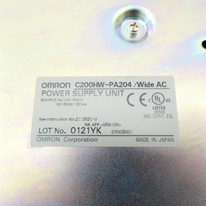 OMRON C200HW-PA204 100-240VAC NSMP