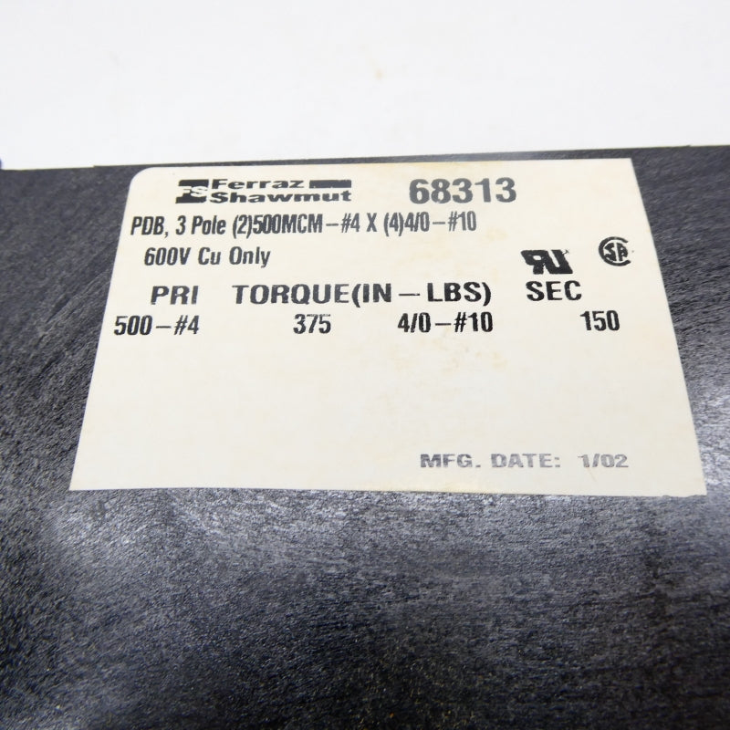 FERRAZ SHAWMUT 68313 600V NSMP